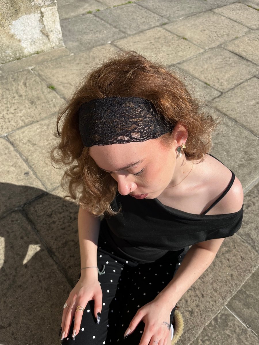 Bandeau Cheveux Femme en Dentelle Élégante - DollyK Baby