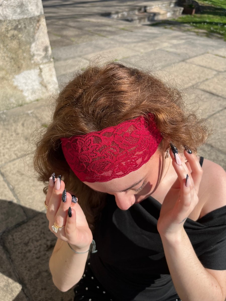 Bandeau Cheveux Femme en Dentelle Élégante - DollyK Baby